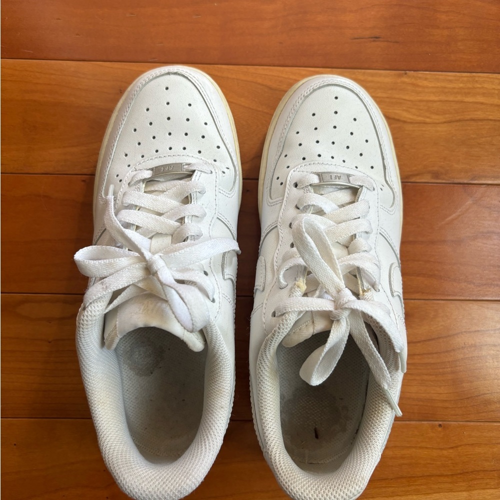 Women’s White Nike Air Force 1s